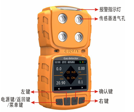 便攜式擴(kuò)散型一氧化氮NO氣體檢測(cè)儀